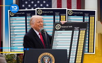 Donald Trump dio a conocer la lista de los países a los que le impuso aranceles, destacando la ausencia de México / Telediario.
