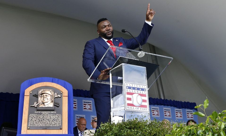 El legendario beisbolista dominicano David 'Big Papi' Ortiz