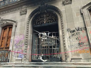 El Instituto Nacional de Antropología e Historia señaló que los trabajos para rehabilitar el Palacio de Cantera tardarían varios meses. | Sandra Gonzá