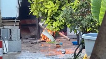 Un hombre salió lesionado por mover un tanque de gas