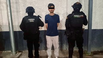 El detenido presuntamente forma parte de un grupo criminal. | Foto: Cortesía