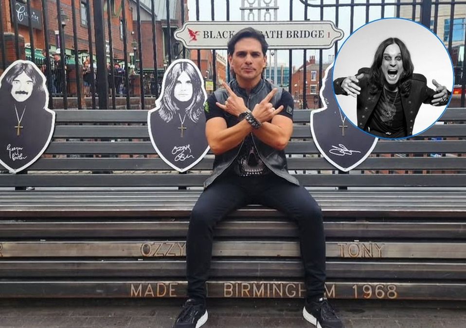 Fer Núñez vio a Black Sabbath en su show de despedida. / IG: FerNuñezAlAire