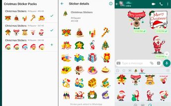 Stickers de navidad de WhatsApp. | Especial