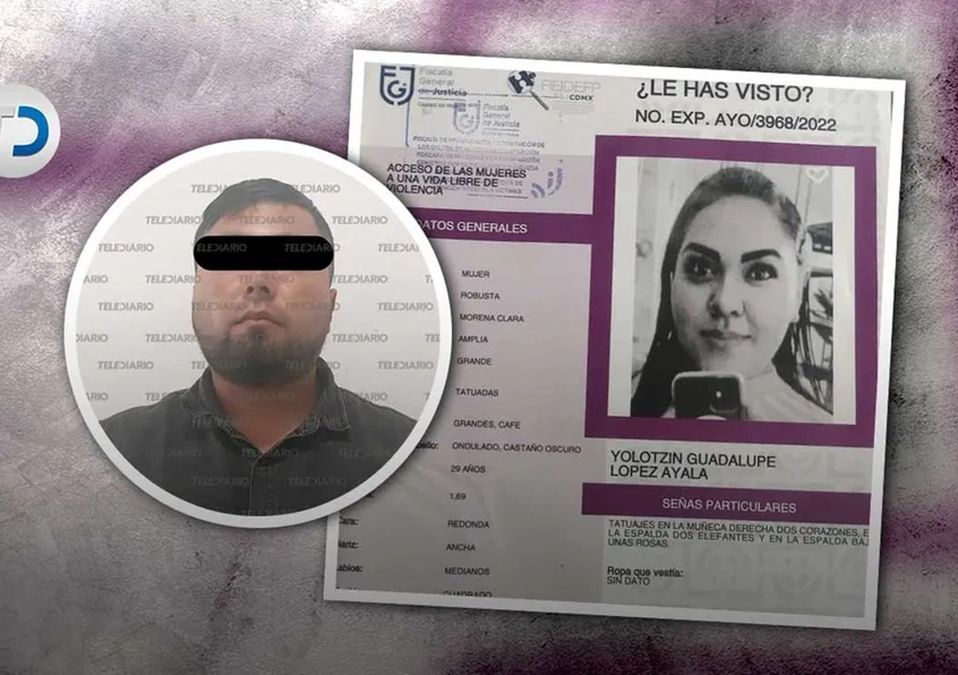 Detienen a Jesús 'N', presunto feminicida de Yolotzin Guadalupe; confiesa asesinato