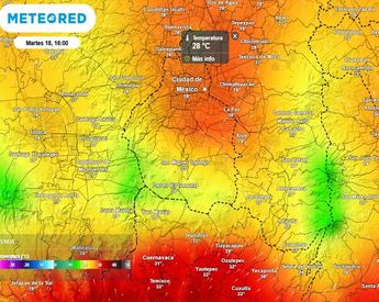 El martes será el segundo día más cálido de la semana, en la tarde se alcanzará una temperatura entre 27 y 29 °C / Meteored