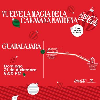 El desfile concluirá en el cruce de esta última con la calle Francisco de Quevedo en Guadalajara | Coca Cola