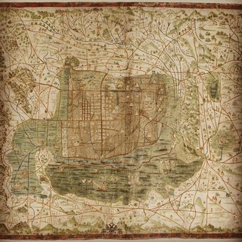 Mapa de Uppsala (1550) / UNAM