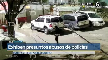 Habitantes de Pueblo Quieto sufren supuestos abusos de autoridad de la policía