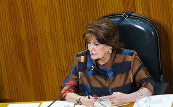 La secretaria de Educación, Sofialeticia Morales compareció ante el Congreso de Nuevo León. | Jorge López
