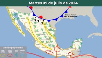 Clima martes 9 julio