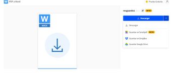 Descarga de formato word
