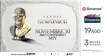 La Arena Monterrey recibirá a Yandel Sinfónico este 2026