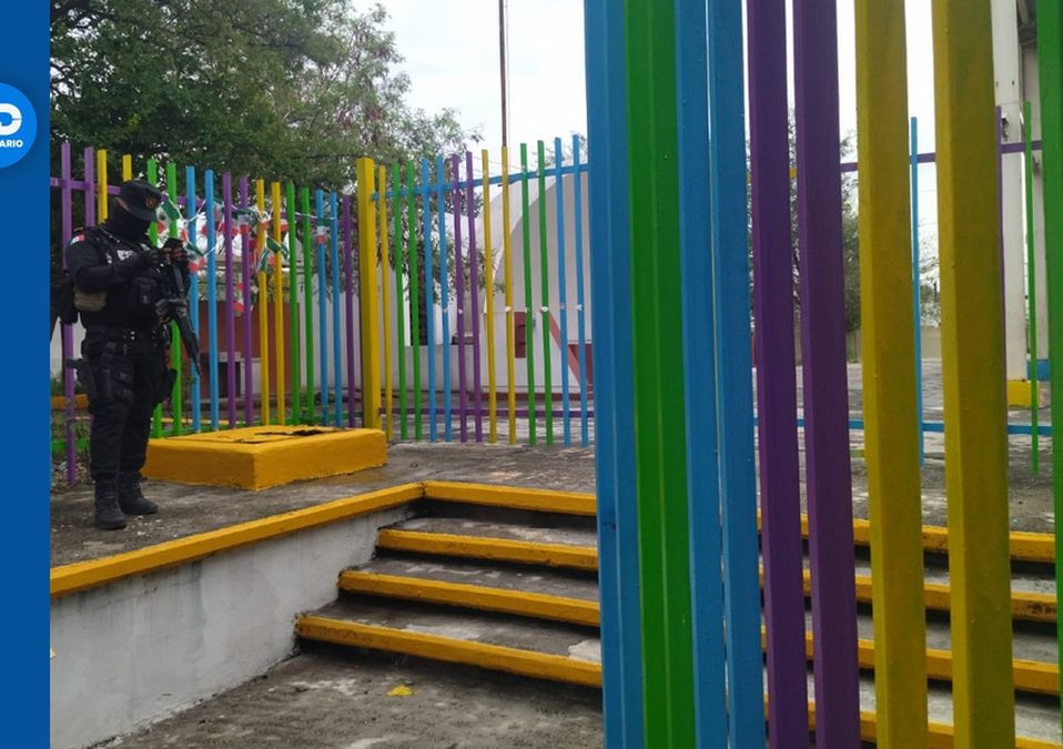 Roban en jardín de niños en la colonia Independencia en Monterrey. | Sandra González