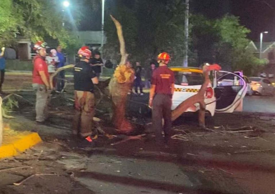 Al sitio también llegaron elementos de Protección Civil de Monterrey y Tránsito para abanderar la zona. | Miranda Arias