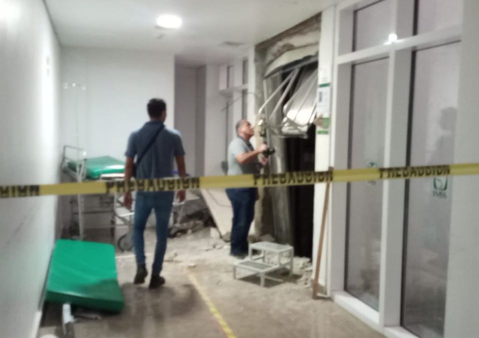 Accidente en elevador del IMSS Playa del Carmen │ Fiscalía de Quintana Roo.