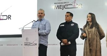 El gobernador Alfredo Ramírez Bedolla, anunció el decreto en el salón Charo de Casa Michoacán | Elizabeth Guzmán