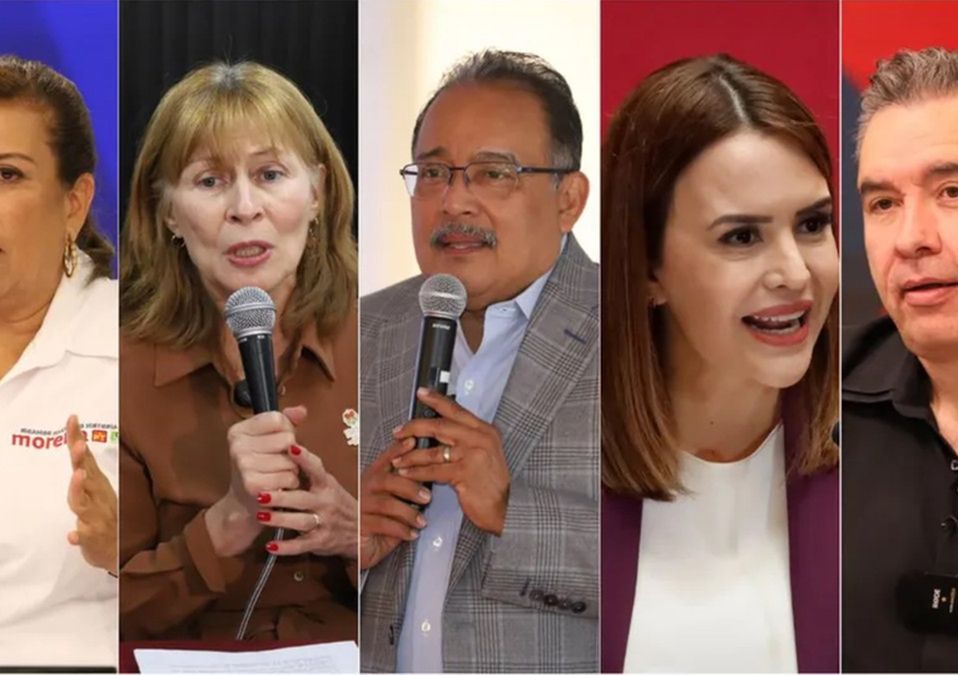 Los aspirantes de Morena señalaron estar de acuerdo en sanciones para quien se adelante en el proceso. | Jorge López y Luis Guerra