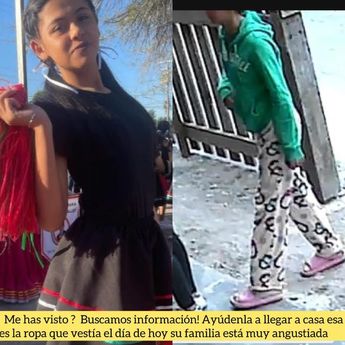 Una cámara de seguridad captó a Naily Monserrath. | Especial