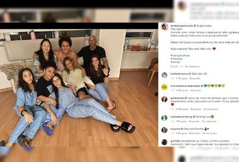 Familia de Pelé en el hospital / CORTESÍA: @iamkelynascimento