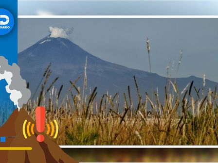 Actividad del Popocatépetl 2 de agosto / Andrés Lobato
