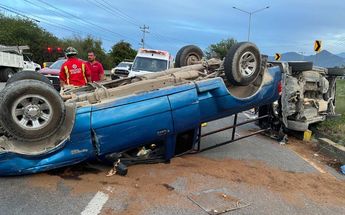 Accidente múltiple en Santiago, NL | Édgar Plata