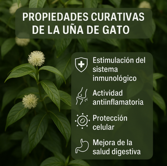 Se ha estudiado la uña de gato a lo largo de los años y se cree que estas podrían ser sus propiedades curativas.