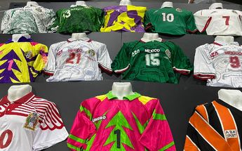 Jerseys antiguos de la Selección Mexicana