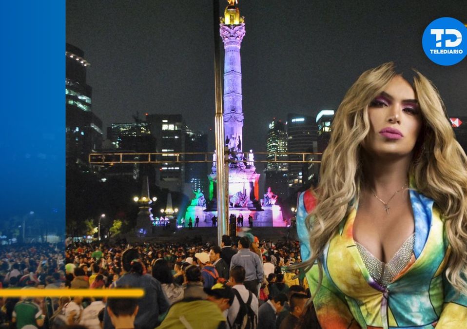 Fans de Wendy Guevara celebran en el Ángel de la Independencia / Especial
