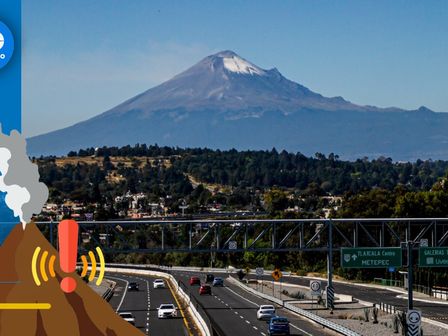 El semáforo de alerta volcánica del Popocatépetl está en Amarillo Fase 2 HOY 16 de diciembre de 2024 / Es Imagen