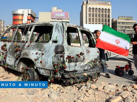 Irán disparó este lunes misiles balísticos contra una base estadounidense en Catar pero no han causado víctimas. | AFP