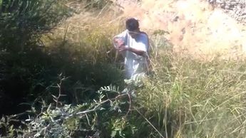 El paciente se interno en un arroyo cerca del hospital.