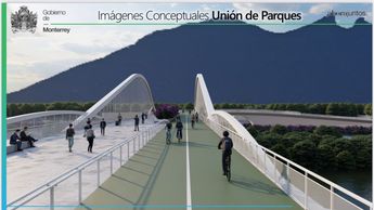 Proyección para unir parques. / Cortesía
