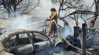 Protección Civil y Bomberos de Guadalupe atendieron el siniestro. | Cortesía