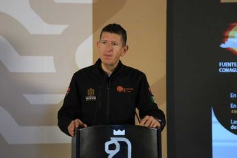 Erik Cavazos Cavazos, director de Protección Civil de Nuevo León. | Raúl Palacios