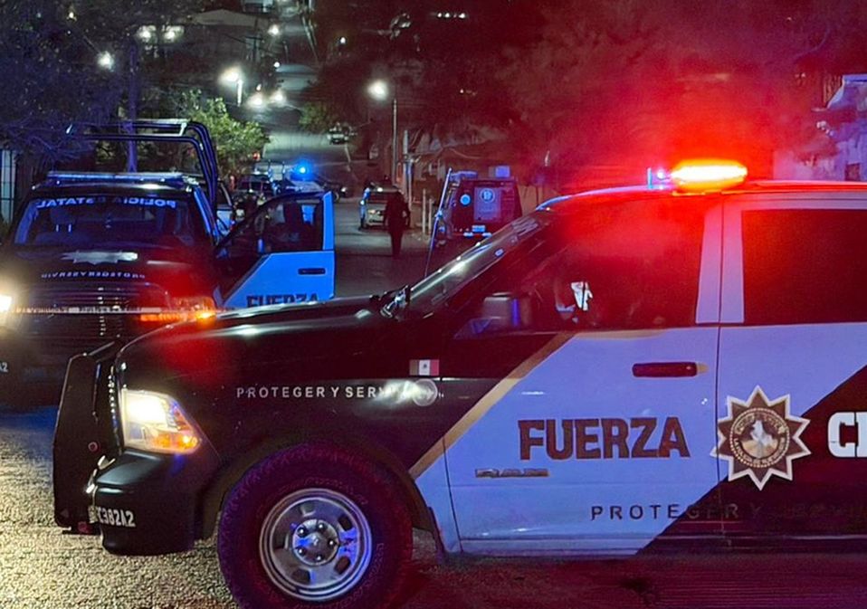 En la zona se registró un fuerte despliegue de seguridad por parte de elementos de Fuerza Civil y Policía de Monterrey. | Fernanda Pérez