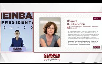 Rosaura Ruiz estará al frente de la Secretaría de Ciencias y Humanidades del gabinete de Claudia Sheinbaum | Especial