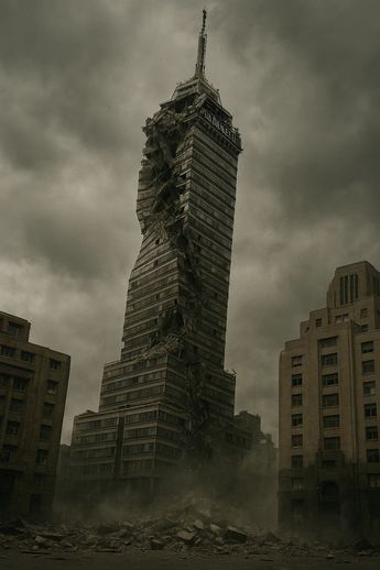 La Torre Latinoamericana tiene un total de 44 pisos y, en su momento, fue el rascacielos más alto de la Ciudad de México. (ChatGPT)