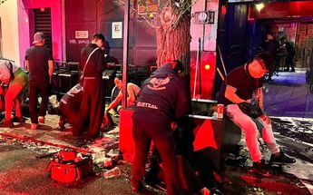Los seis heridos estaban policontundidas tras ser atropelladas por un conductor en un bar de Azcapotzalco | Enrique Luna