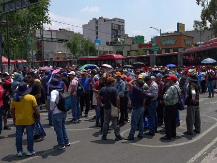 Maestros de la CNTE realizan manifestaciones en diferentes puntos de CdMx | Cuartoscuro
