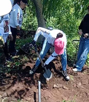 Guerreros Buscadores de Jalisco en labores de localización. | Fb: Guerreros Buscadores De Jalisco
