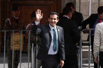 Romel Pacheco, titular de la CONADE se presenta al informe de gobierno de la Presidenta.