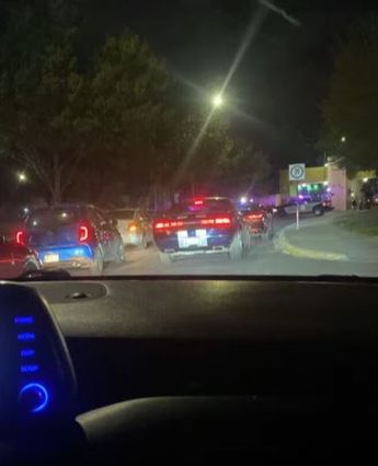 Movilización de autoridades por el asesinato del guardia de seguridad. | Cortesía