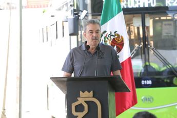 Hernán Villarreal, secretario de Movilidad de Nuevo León. | Raúl Palacios