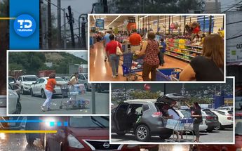 Las largas filas se pudieron observar en los centros comerciales | Edgar Plata