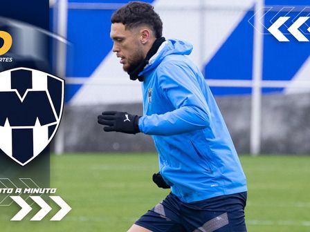 Lucas Ocampos en el entrenamiento del miércoles 19 de febrero