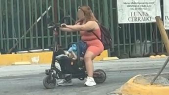 La mujer no llevaba ningún tipo protección.| Especial