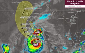 Avance del huracán Priscilla.  | Protección Civil de Jalisco