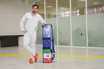 Gibrán Zea fue elegido como el mejor esgrimista de México en 2024 / Especial