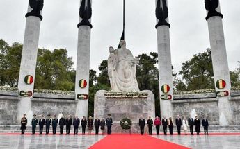 Encabeza AMLO conmemoración a los Niños Héroes de Chapultepec