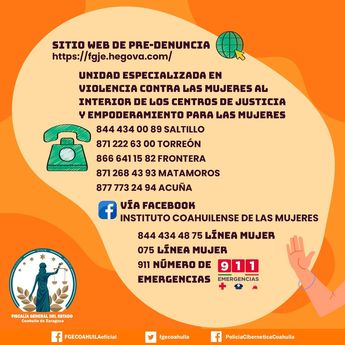 La Fiscalía General de Coahuila cuenta con unidades especializadas en violencia contra las mujeres